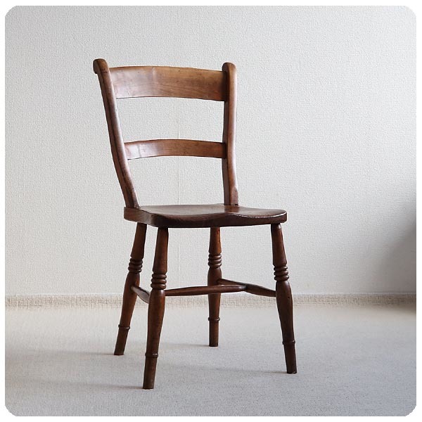  England antique bar back chair dining chair wooden chair Country furniture [ one sheets board bearing surface ]T-901