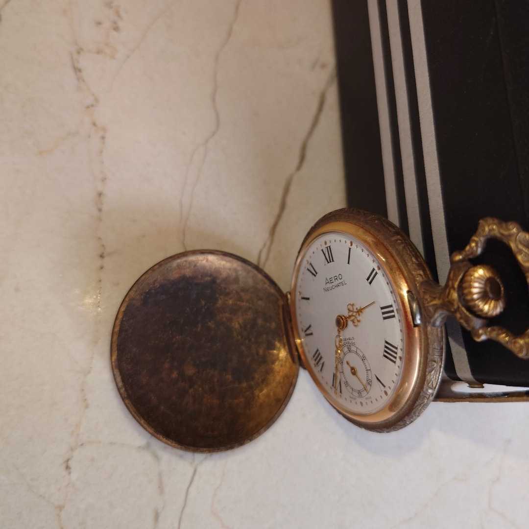 ビンテージ アエロ AERO 両蓋 懐中時計 手巻き の画像4