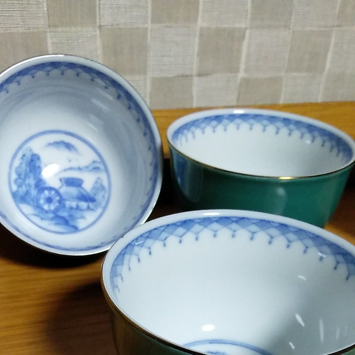 来客時は元より普段使いにも煎茶揃　三洋陶器　竹齋　湯呑五客