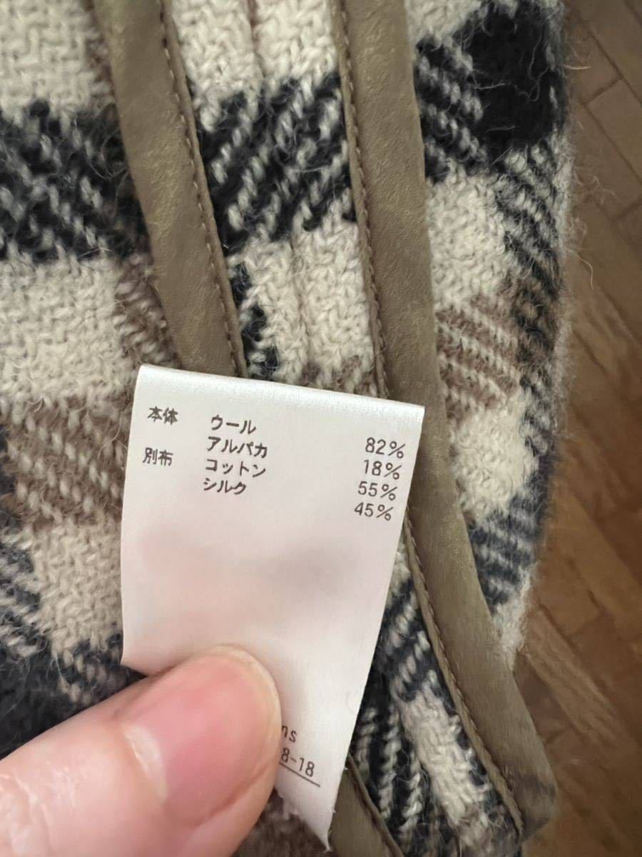 返品送料無料】 試着のみ ブラミンクBLAMINK の 21AWトレンチコート36