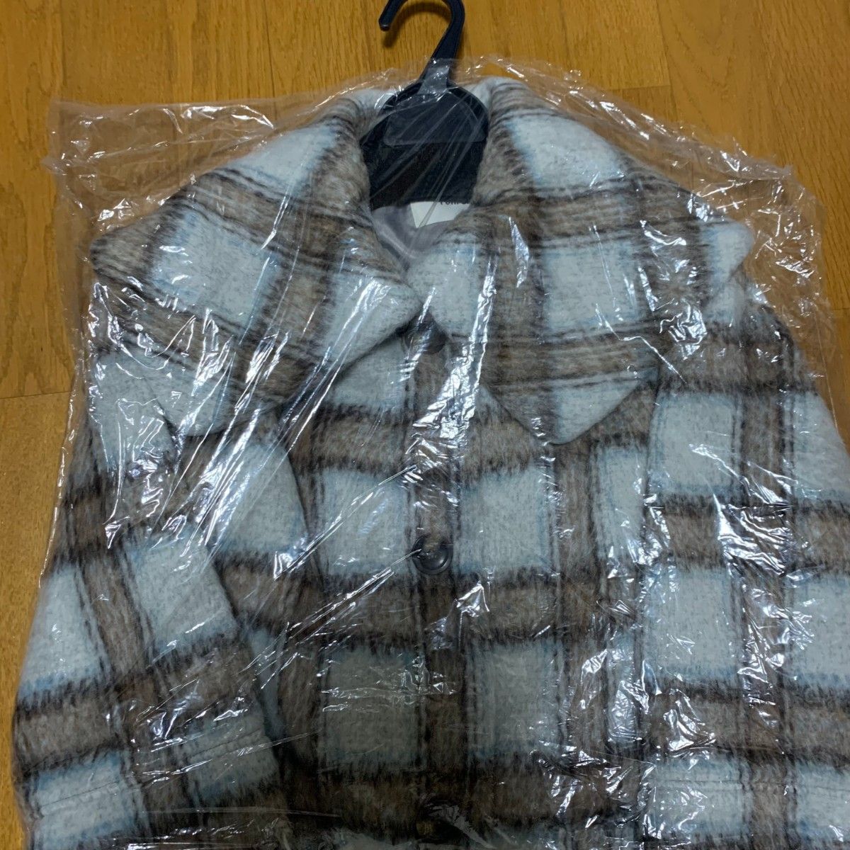 新品未使用 FURFUR ファーファー ビックカラーチェックコート RWFC214016