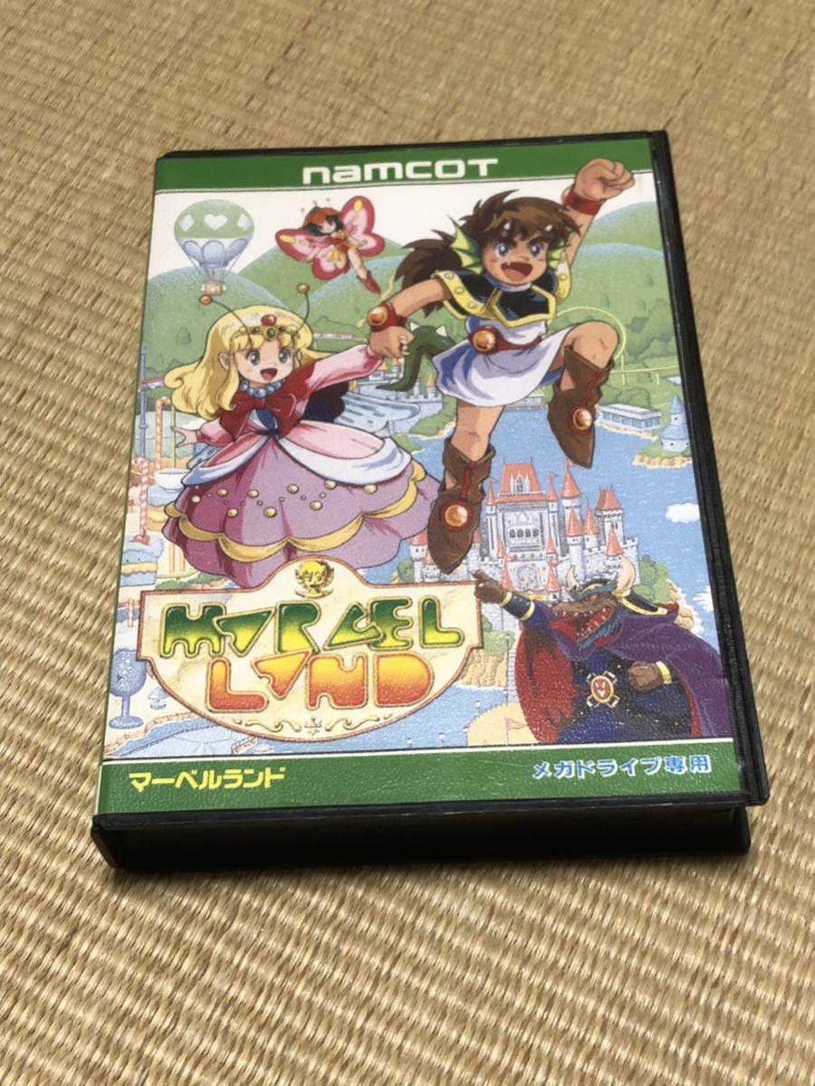 MARVEL LAND(ma- bell Land )( Mega Drive soft : operation verification settled ) small part is photograph . please verify. control No.82