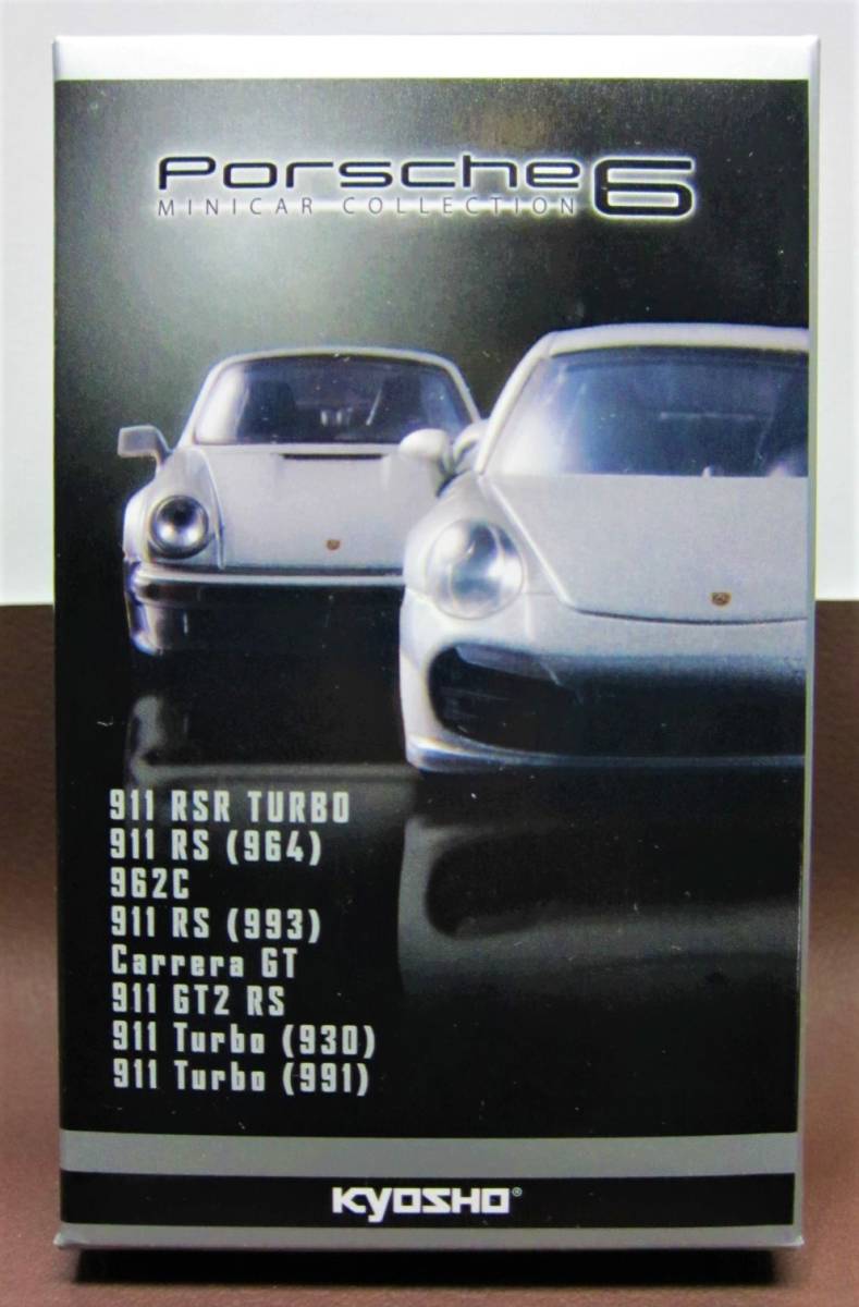京商1/64★ポルシェ ミニカーコレクション６★PORSCHE 911 RSR TURBO レッド★KYOSHO2015
