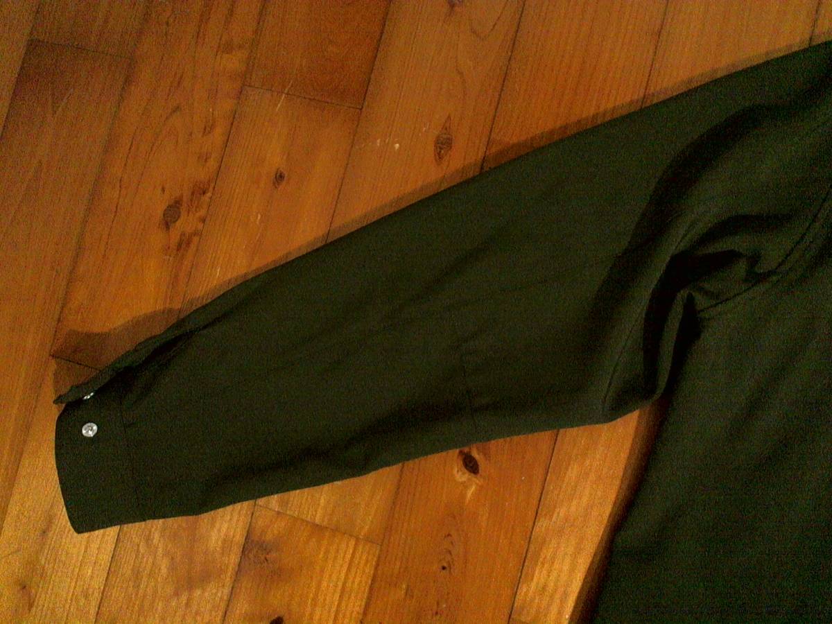 ☆美品☆ブルースタンダード【Blue Standard】襟収納フード　パーカ ボタンナップ　ジャケット　CPOジャケット L カーキ_画像8