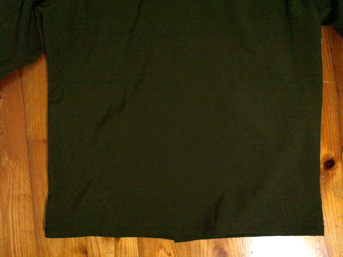☆美品☆ブルースタンダード【Blue Standard】襟収納フード　パーカ ボタンナップ　ジャケット　CPOジャケット L カーキ_画像7