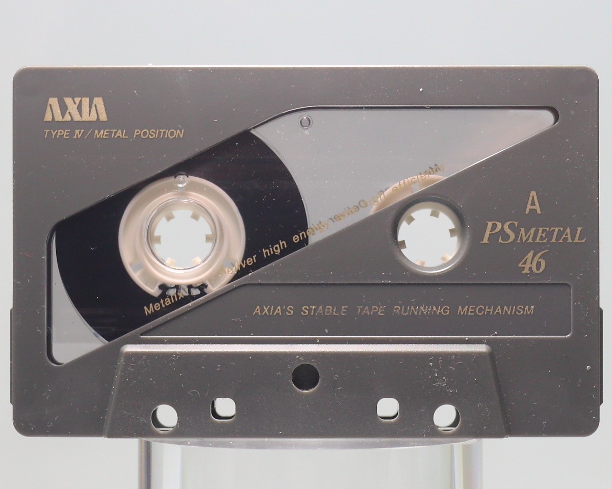 当時物】 AXIA 富士写真フィルム カセットテープ PS METAL 46 当時物】 AXIA 富士写真フィルム カセットテープ PS METAL 46