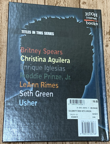 セス・グリーン（Seth Green）☆ ハードカバー　洋書_画像2