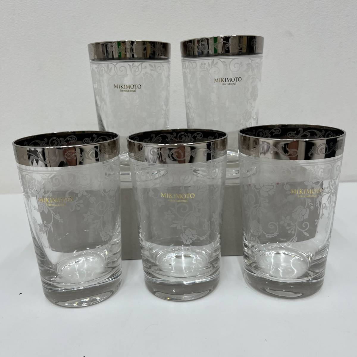 最大の割引 MIKIMOTO ミキモト ガラスコップ 5個セット