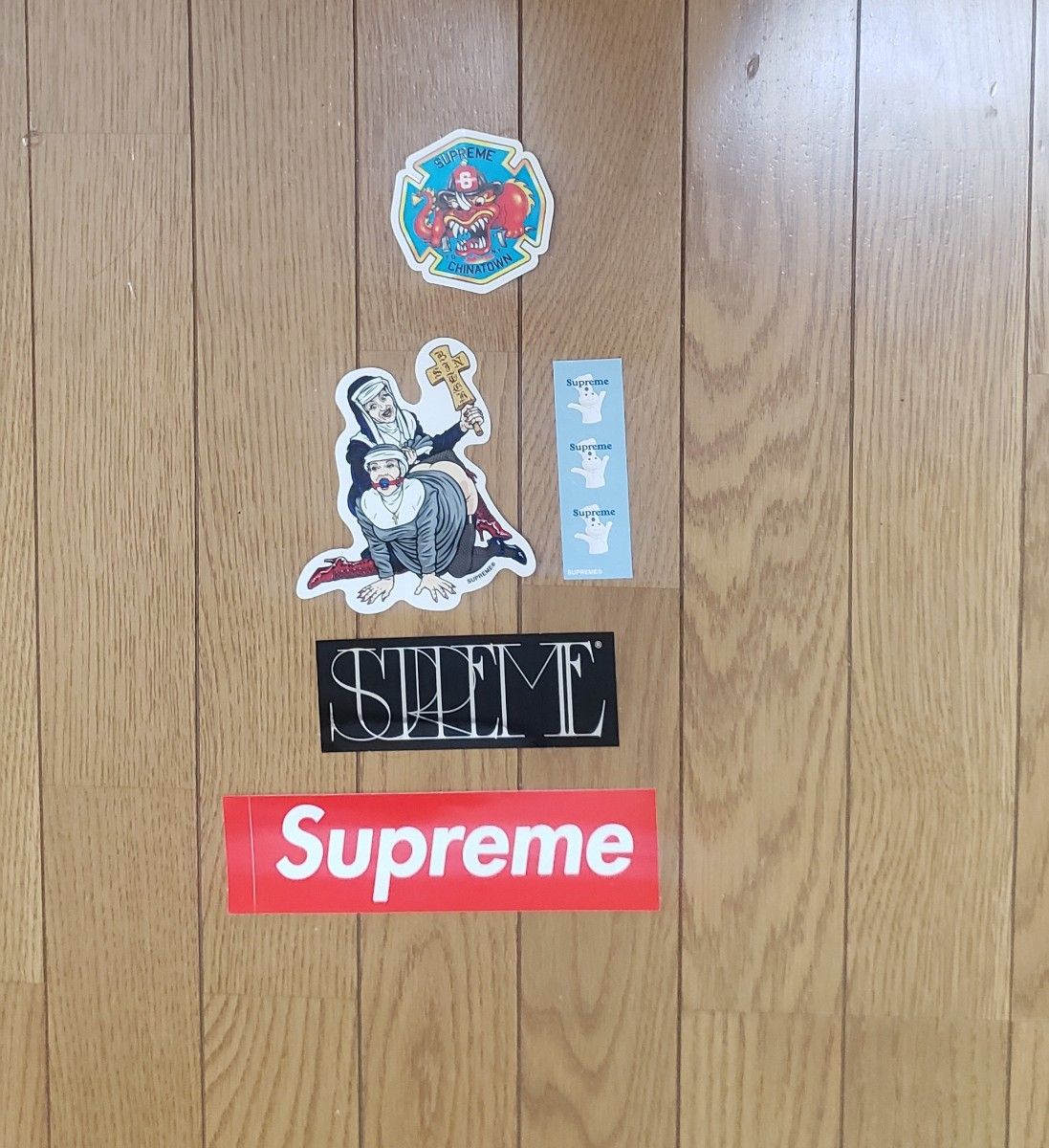 Supreme シュプリームステッカー5枚セット！