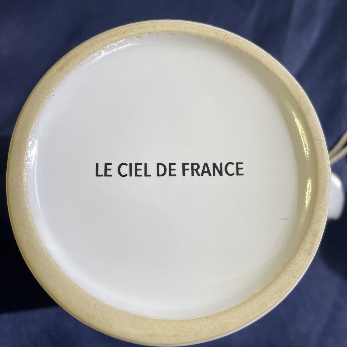 le ciel de France シエルドフランス　マグカップ　未使用　缶入り　メガネ　マーク_画像5