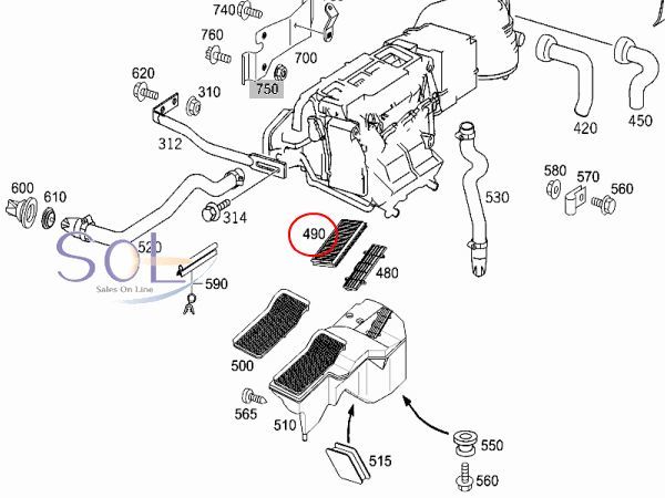 ベンツ W463 エアコンフィルター キャビンフィルター 活性炭入 G320 G500 G550 G55 G63 G65 4638300018 出荷締切18時_画像2