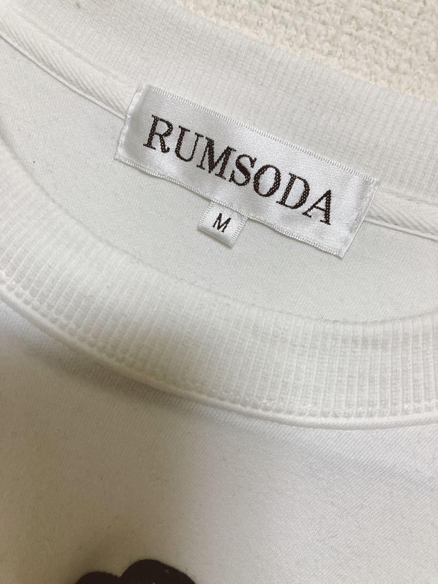 RUMSODA SS/RS ベアワッペン付き トレーナー ダブルフェイス