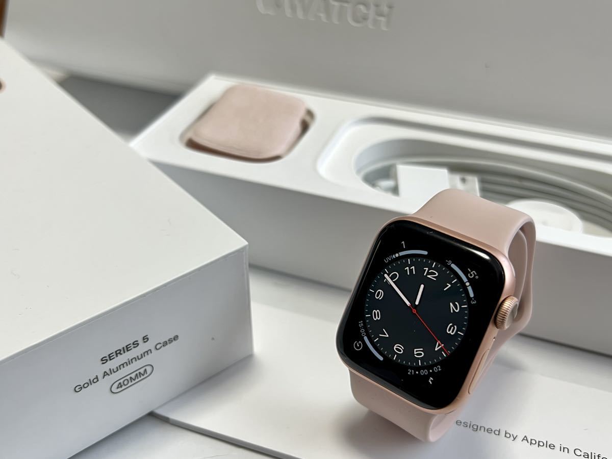☆ 即決 バッテリー93% ☆ Apple Watch Series 5 40mm アップル