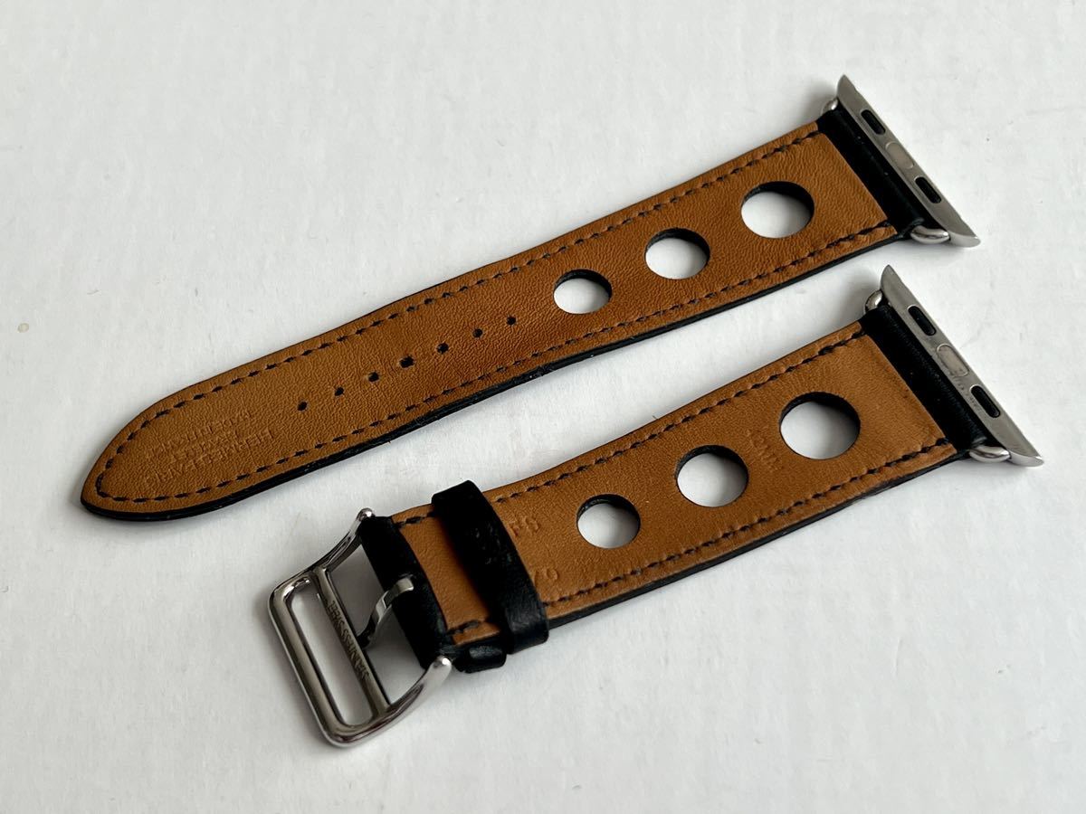 美品 送料無料 Apple watch HERMES ブラック 黒 ラリー シンプル