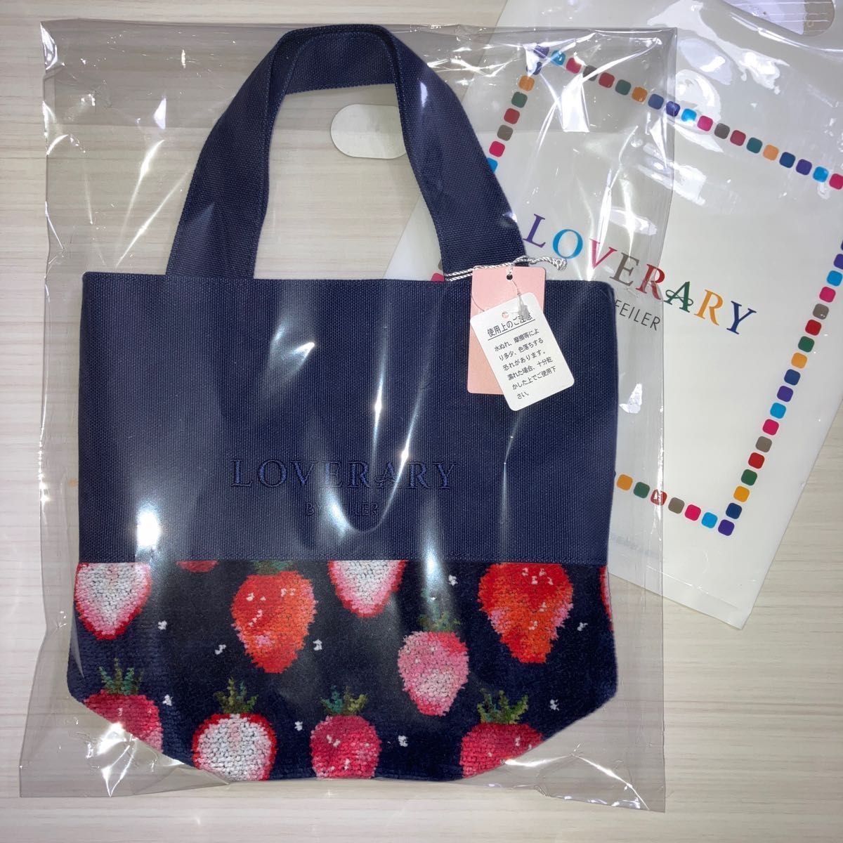 完売品》フェイラーラブラリー ストロベリードット バッグ 完売品》フェイラーラブラリー ストロベリードット バッグ