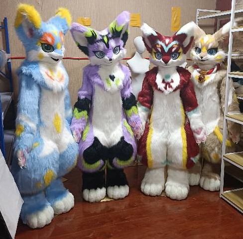  一点物　着ぐるみ　アトラク　けもの ケモノ　FURSUIT ファースーツ　アトラク　1/1 コスプレ　マスク　スーツ　衣装　 未使用_画像5