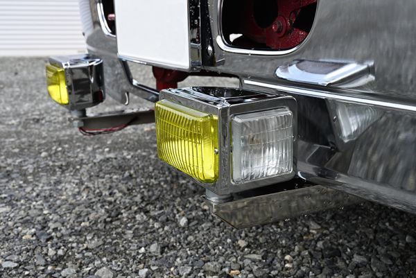 カーブフォグランプ フォグランプ 24v 霧除け フォッグランプ デコトラ カスタム パーツ 当時物 激レア 希少 新品 左右セット ランプ_画像2
