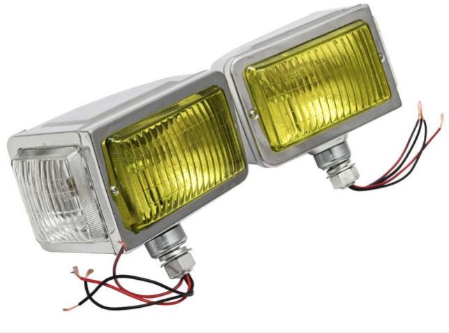 激安の カスタム デコトラ フォッグランプ 霧除け 24v フォグランプ カーブフォグランプ パーツ ランプ 左右セット 新品 希少 激レア 当時物 フォグライト(24V専用)
