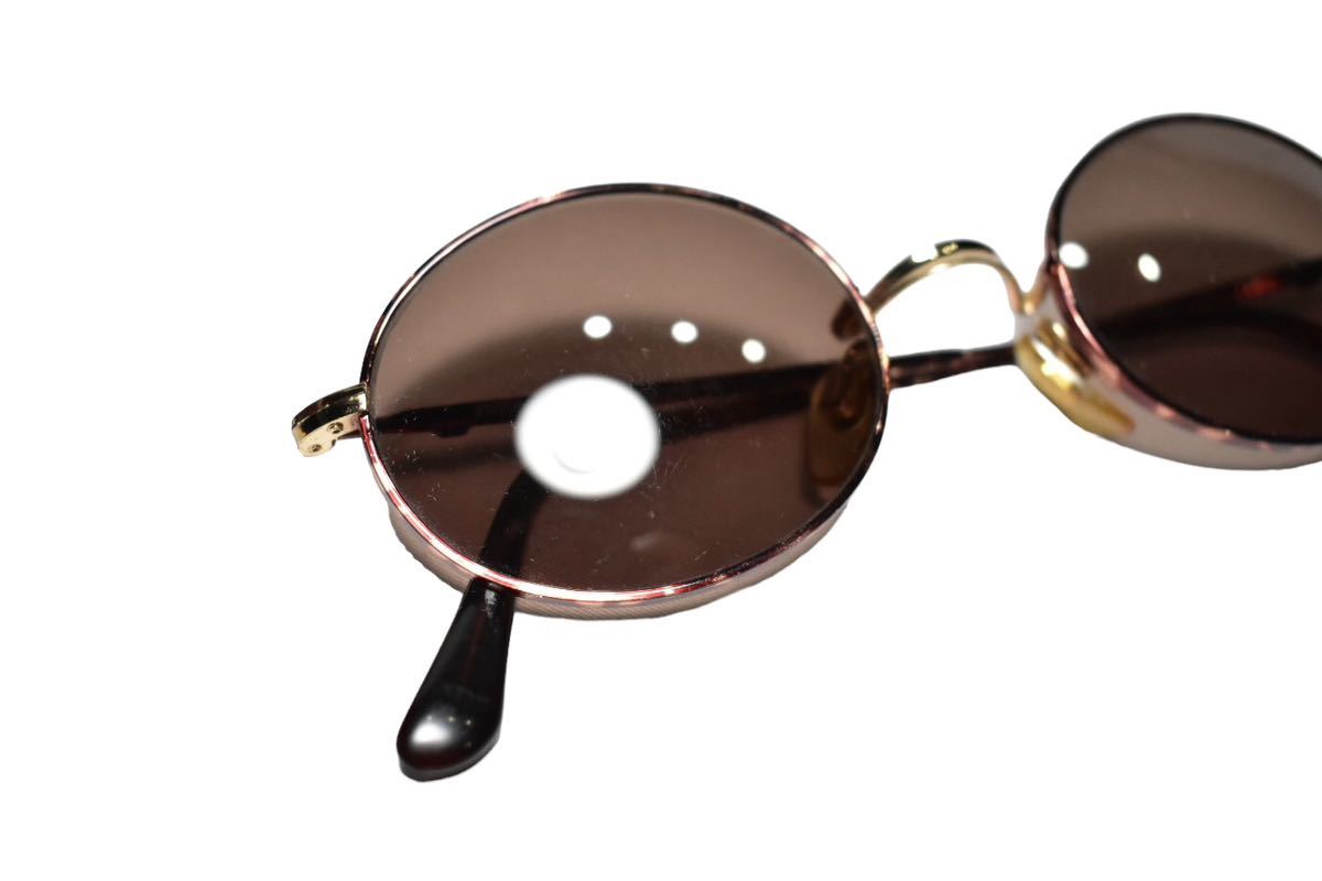  superior article Italy made [EMPORIO ARMANI/ Emporio Armani ]721 full rim round type Boston sunglasses circle glasses Vintage 