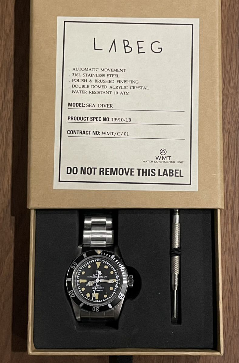 セール！ WMT Labeg MS0020 series1 watch seadiver - 通販 - dhriiti.com