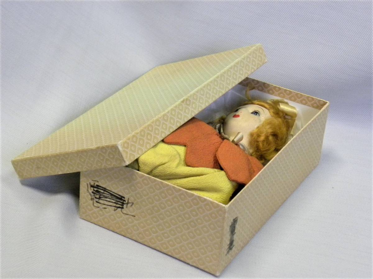 昭和レトロ 巾着人形 文化人形 ミニバッグ きんちゃく 布小物 乙女雑貨の画像10