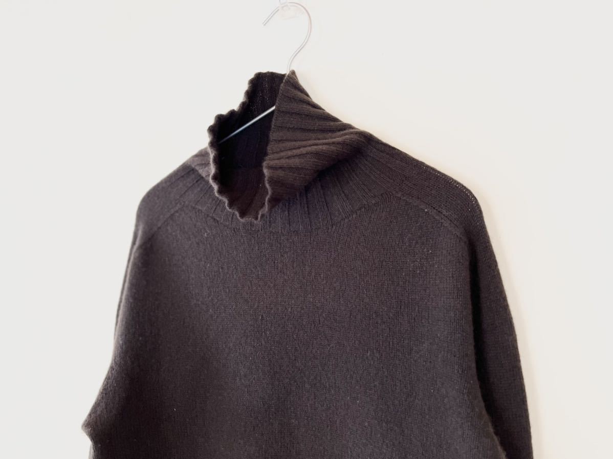 マーガレットハウエル スコティッシュカシミヤ100 ロールネックニット