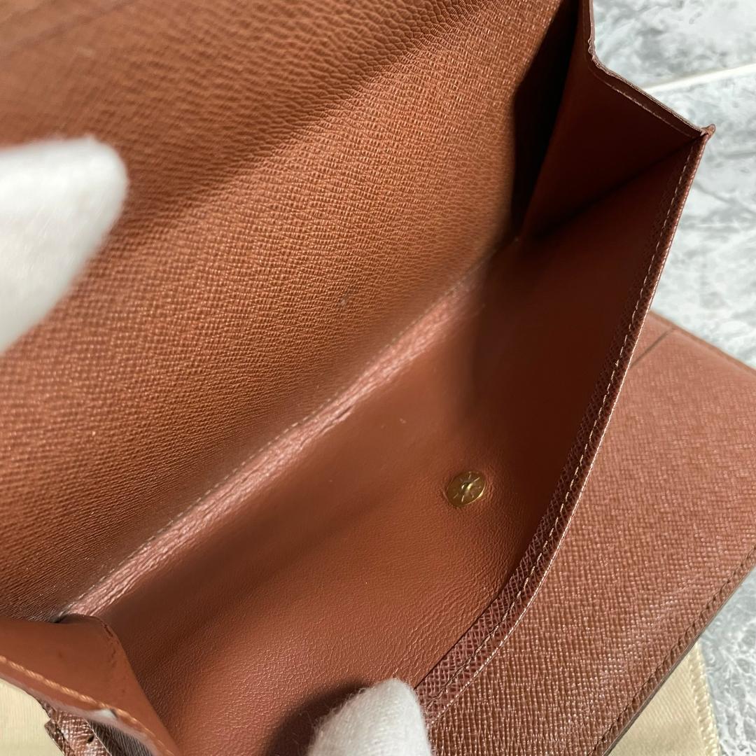 人気定番小物美品 LOUIS VUITTON ルイヴィトン モノグラム ポルトフォイユ