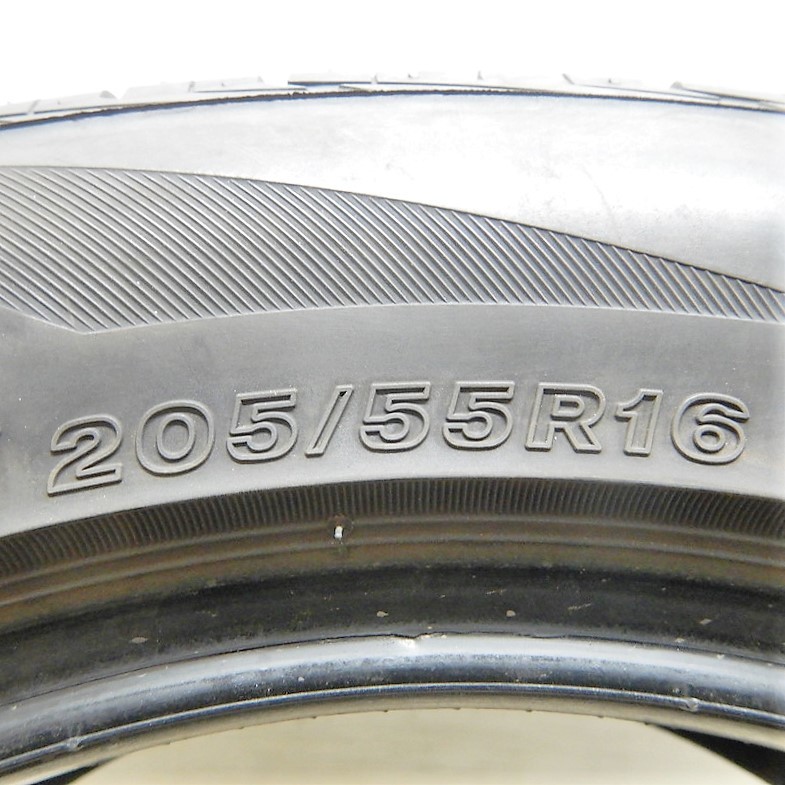 中古タイヤ 205/55R16 サマータイヤ BRIDGESTONE TECHNO SPORTS 1本 単品 86 オーリス ヴォクシー インプレッサ カローラ 中古 16インチ_画像4