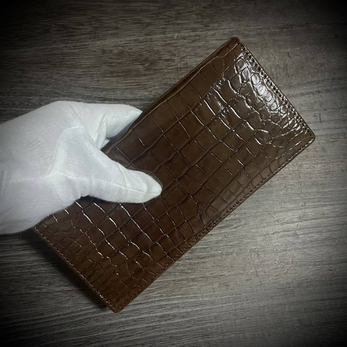 新品 】 ⭐︎希少⭐︎ 高級品 クロコダイル クロコダイルレザー 鰐革