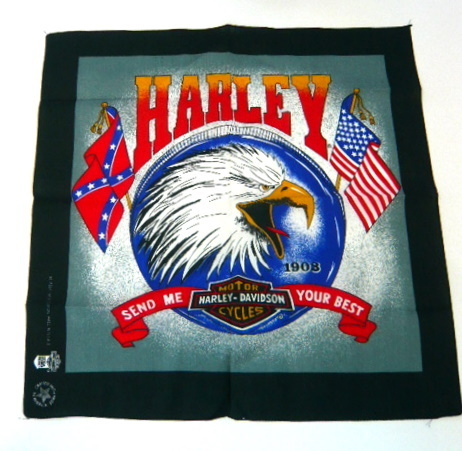  free shipping Harley da vi doson bandana that 1 HARLEY large size handkerchie new goods 