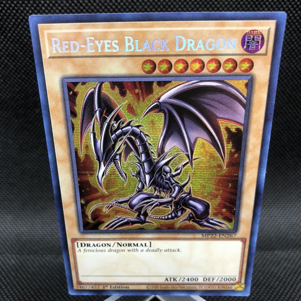 未使用品】遊戯王 英語版 真紅眼の黒竜 レッドアイズブラックドラゴン