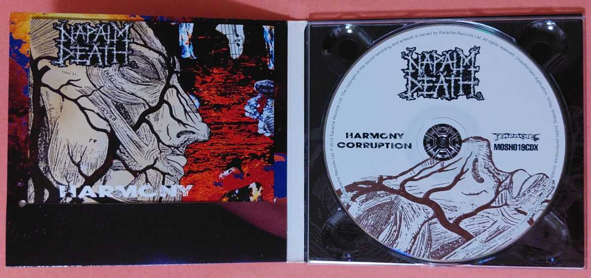 NAPALM DEATH-HARMONY CORRUPTION + Live at ICA London.29th June 1990 CD リマスター TERRORIZER UNSEEN TERROR RIGHTEOUS PIGS ENT DOOM_画像3