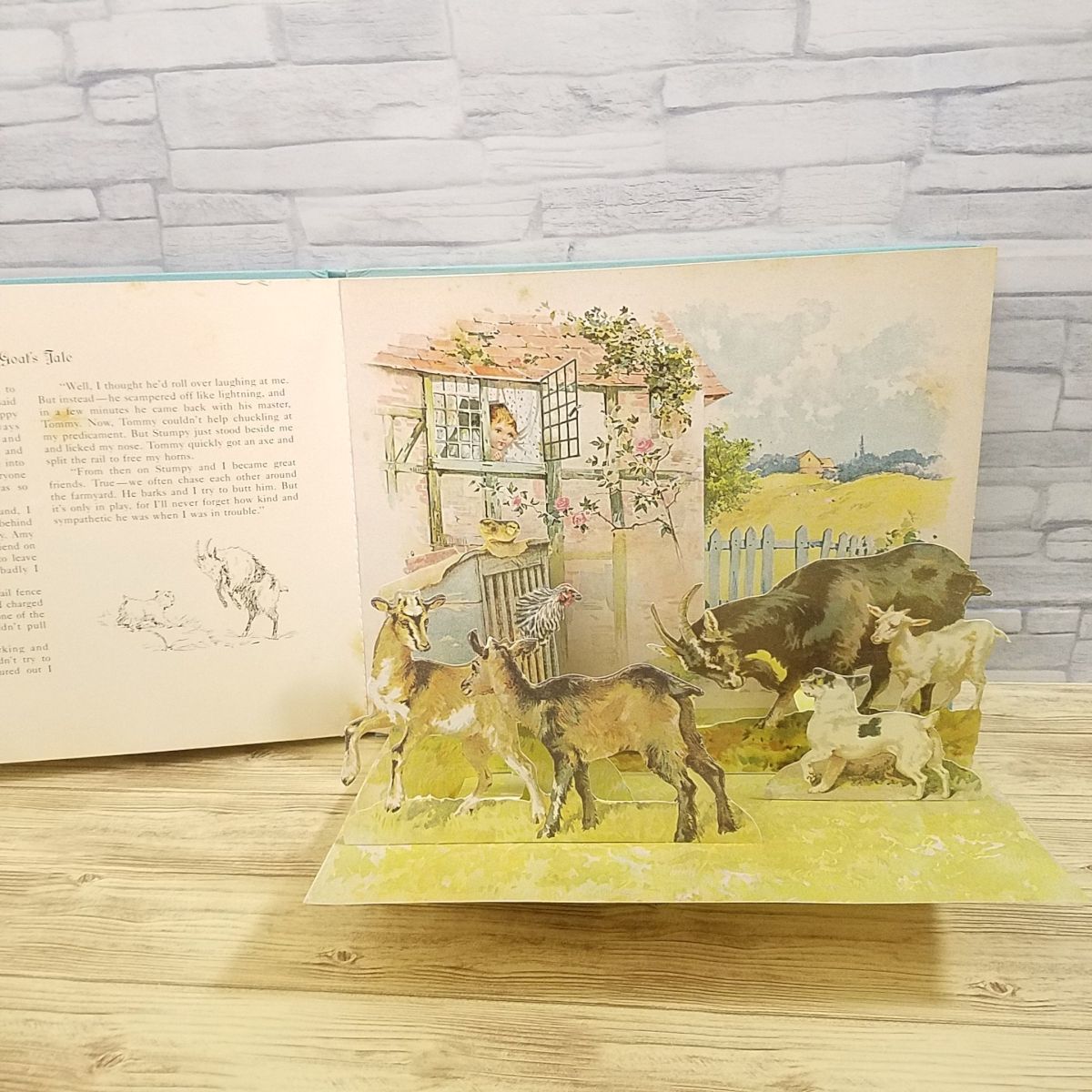  устройство книга с картинками [ Earnest *ni Star Animal Tales : A Reproductuion an Antique Book] иностранная книга pop up античный retro книга с картинками 