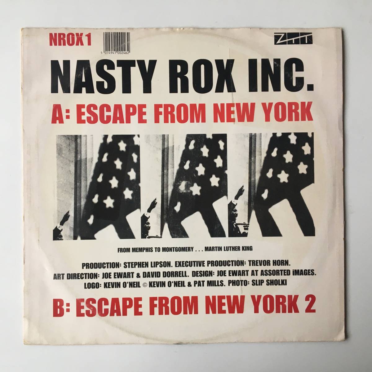 221228●Nasty Rox Inc. - Escape From New York/NROX 1/1988年/12inch LP アナログ盤_画像1