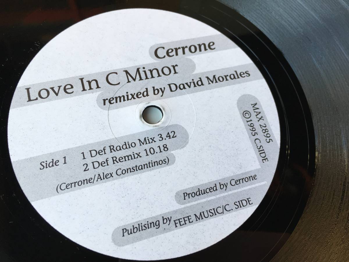 2314●Cerrone - Love In C Minor(Remixed By David Morales)/MAX 2895/12inch LP アナログ盤_画像4