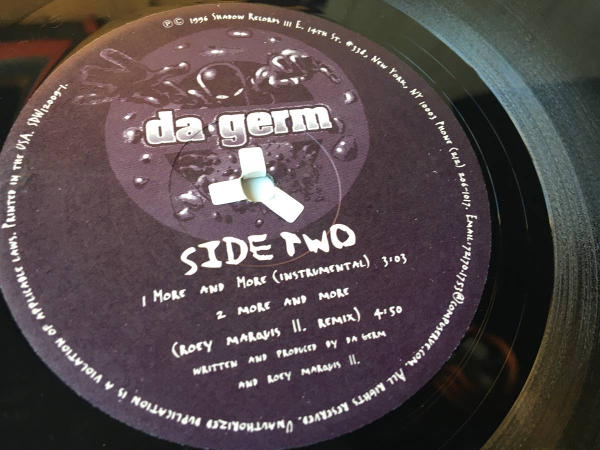 2316●Da Germ - More And More/Roey Marqui/SDW12009-1/Instrumental/12inch LP アナログ盤_画像7
