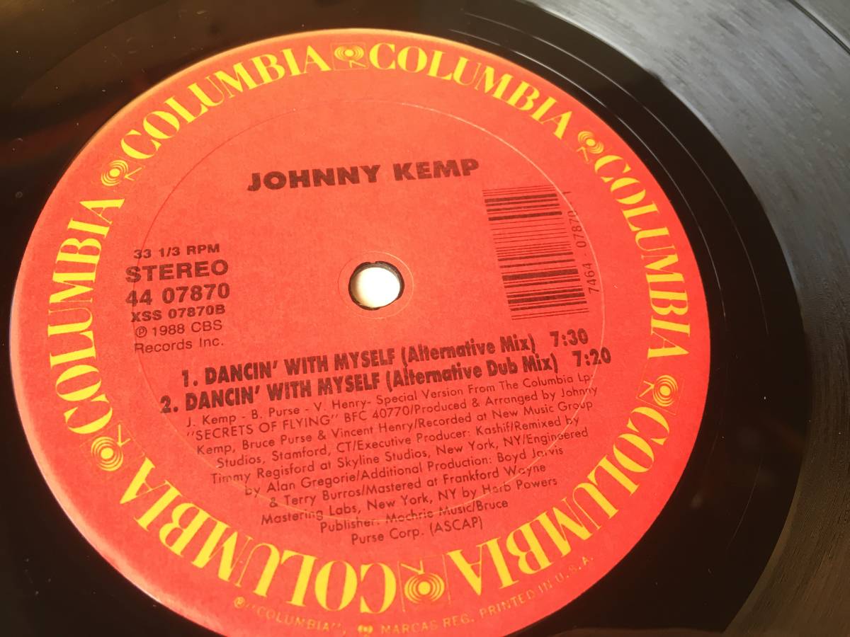 2317●Johnny Kemp - Dancin' With Myself/ジョニー ケンプ Garage House Downtempo/44 07870/12inch LP アナログ盤_画像5