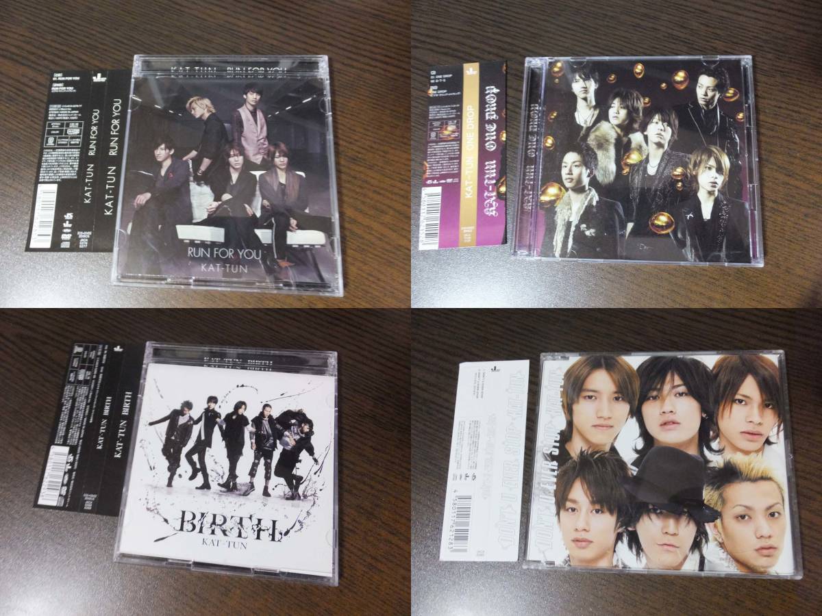 KAT-TUN - RUN FOR YOU (DVD есть ) / BIRTH (DVD есть ) / ONE DROP (DVD есть ) / DON*T U EVER STOP CD 4 шт. комплект 
