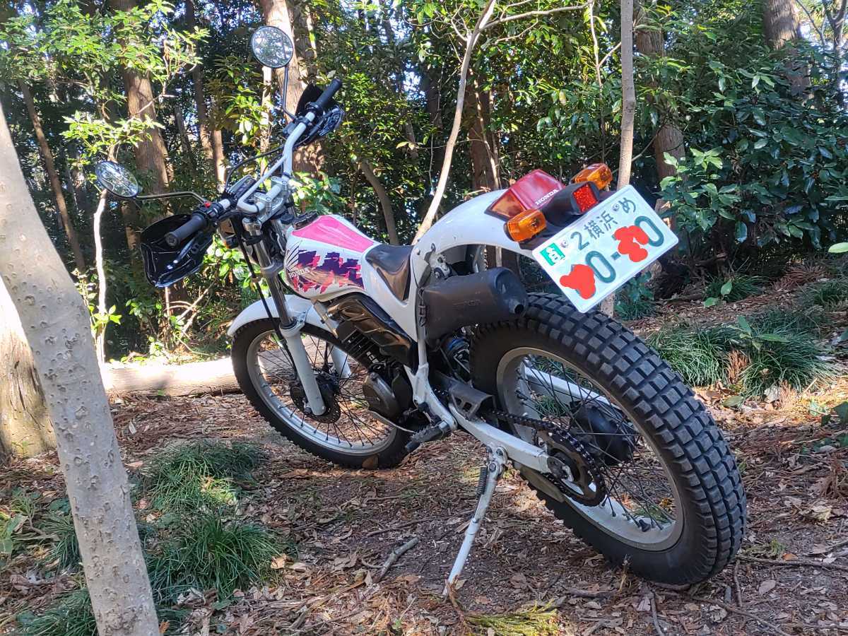 HONDA TLM220Rエンジン 2ストジャンク品-