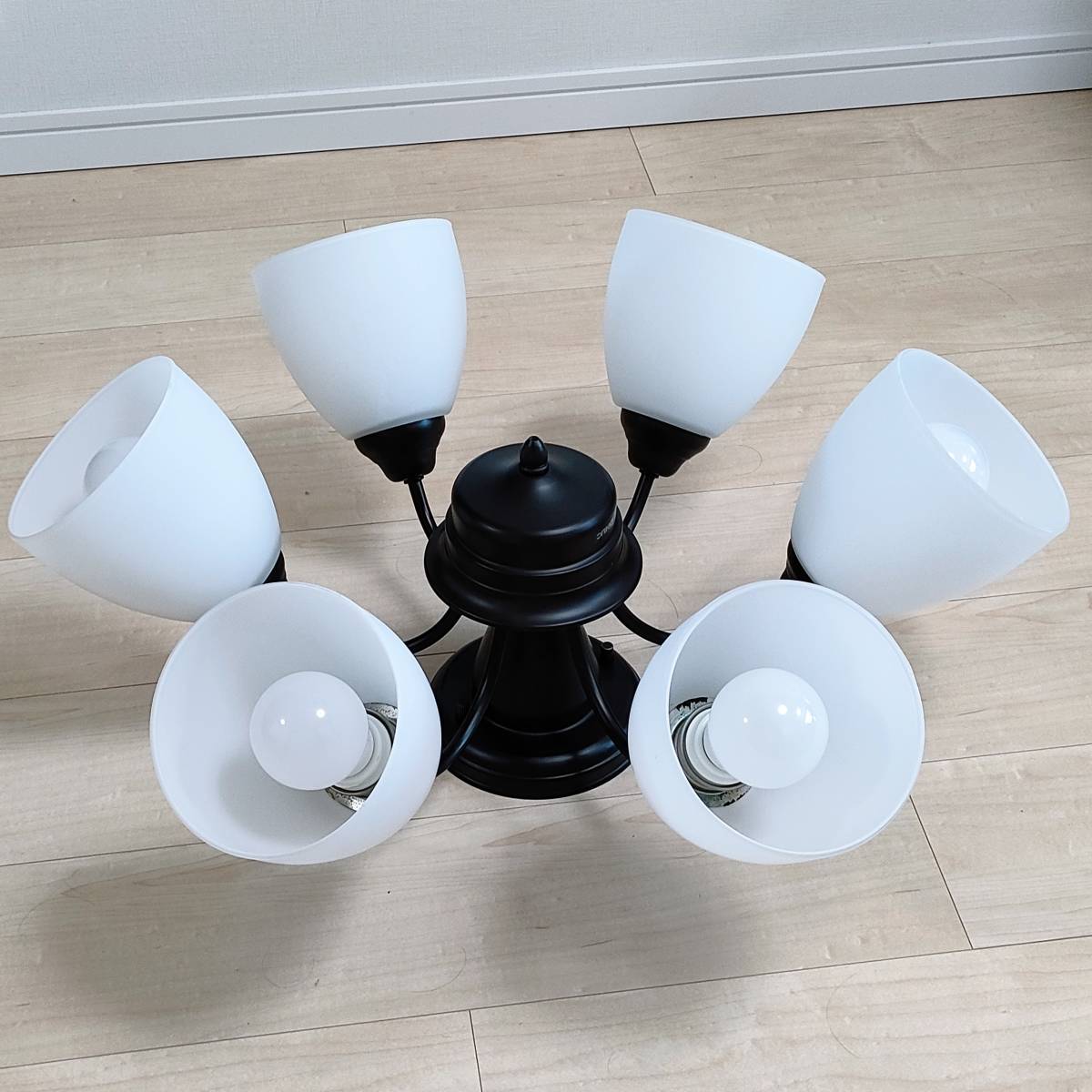 ODELIC LEDシャンデリア|オーデリック 電球色8畳~10畳用 2台セット 取付かんたん 省エネLED 美品 即日発送