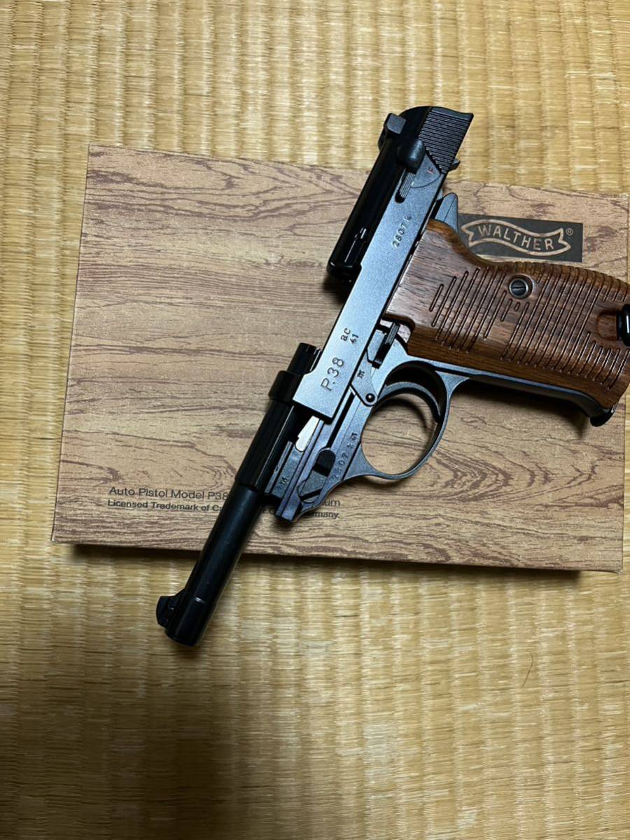 日本初の マルゼン ワルサーP38 極上品 ガスブローバック モリブデン