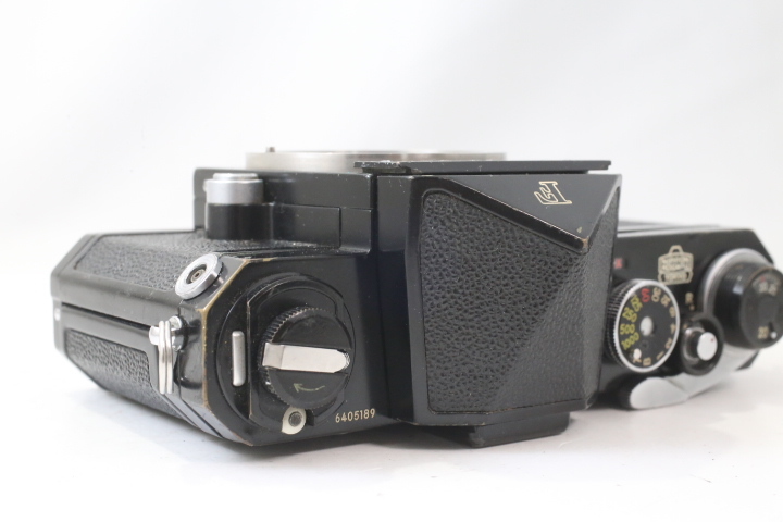 【希少】ニコン Nikon F アイレベル ブラック ボディ 640万番台 NIPPON KOGAKU 富士山マーク (S4654)_画像4