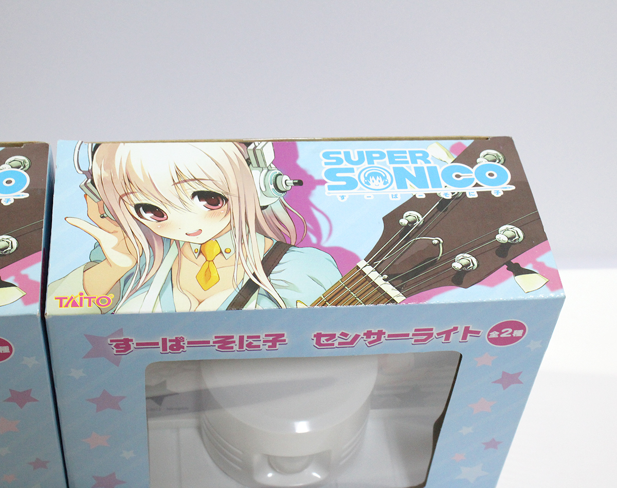 すーぱーそに子 センサーライト 全2種セット SUPER SONICO ライト キャラクター グッズ コレクション 未使用保管品 ya0078_画像7