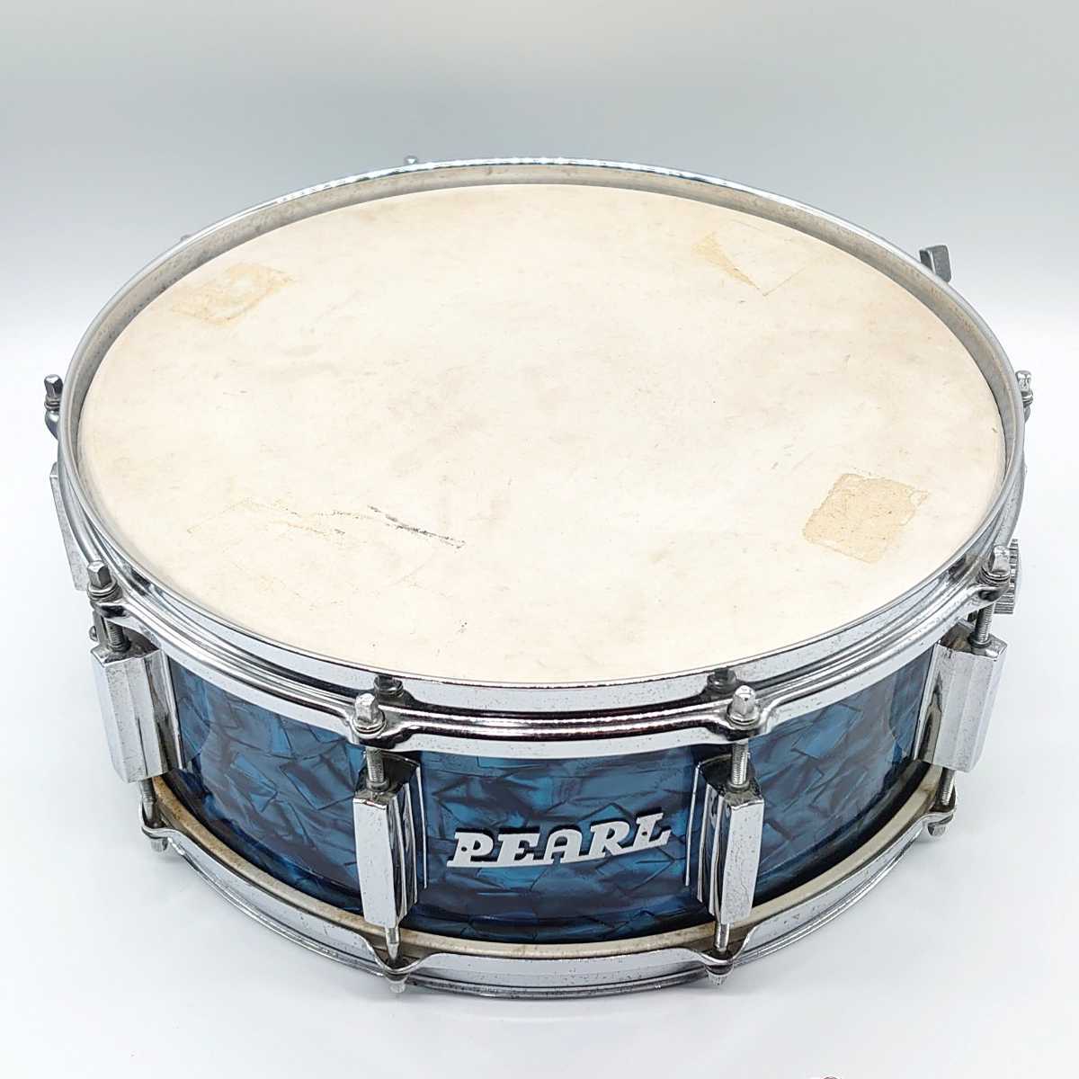 Pearl パール 14インチ スネアドラム ブルー 音楽 楽器 バンド