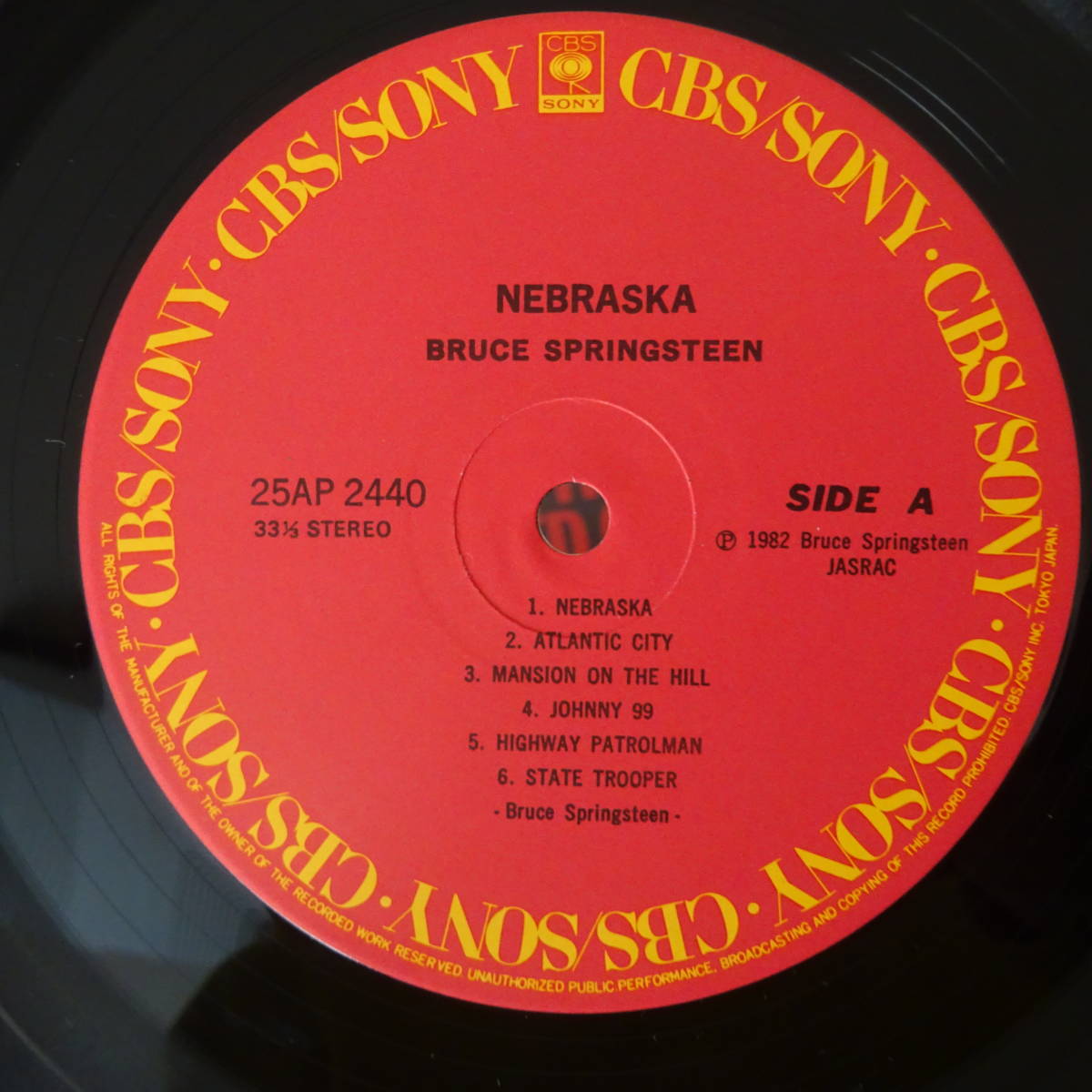 Bruce Springsteen - Nebraska* 国内盤 Japan press with liner notes_画像5