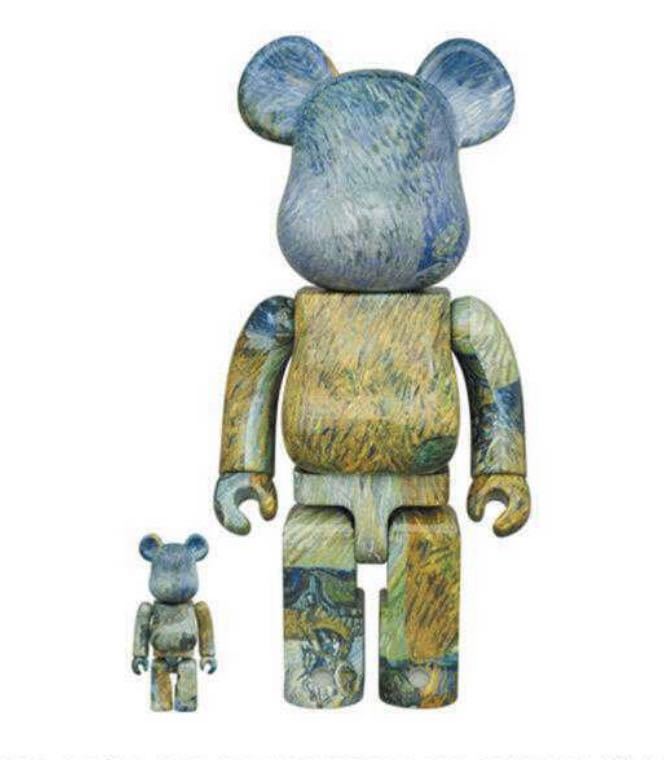 BE@RBRICK Van Gogh “Country Road in Provence by Night” 100% & 400% ゴッホ ベアブリック MEDICOM TOY