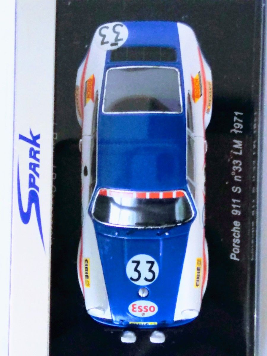 希少 本体未使用 スパークモデル ポルシェ911 Sレーシング n°33