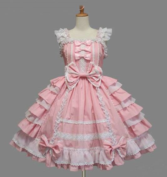 ◆新品◆ロリータ ドレス ノースリーブ ゴシック 風 大きいサイズ ワンピース プリンセス お嬢様♪サイズS L XXL 全5色 LD00045