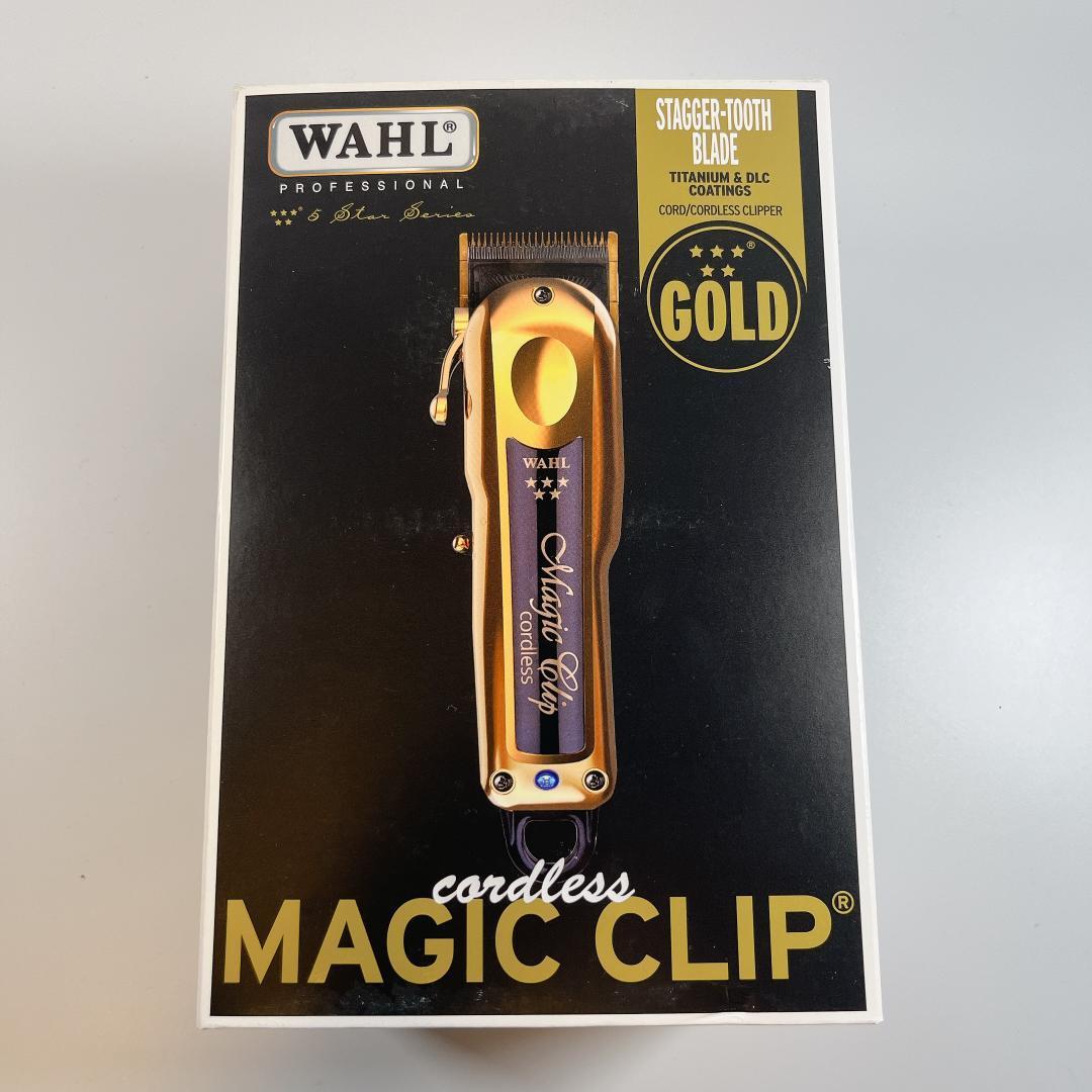 送料無料】 新品未使用 WAHL GOLD MAGIC CLIP コードレス バリカン