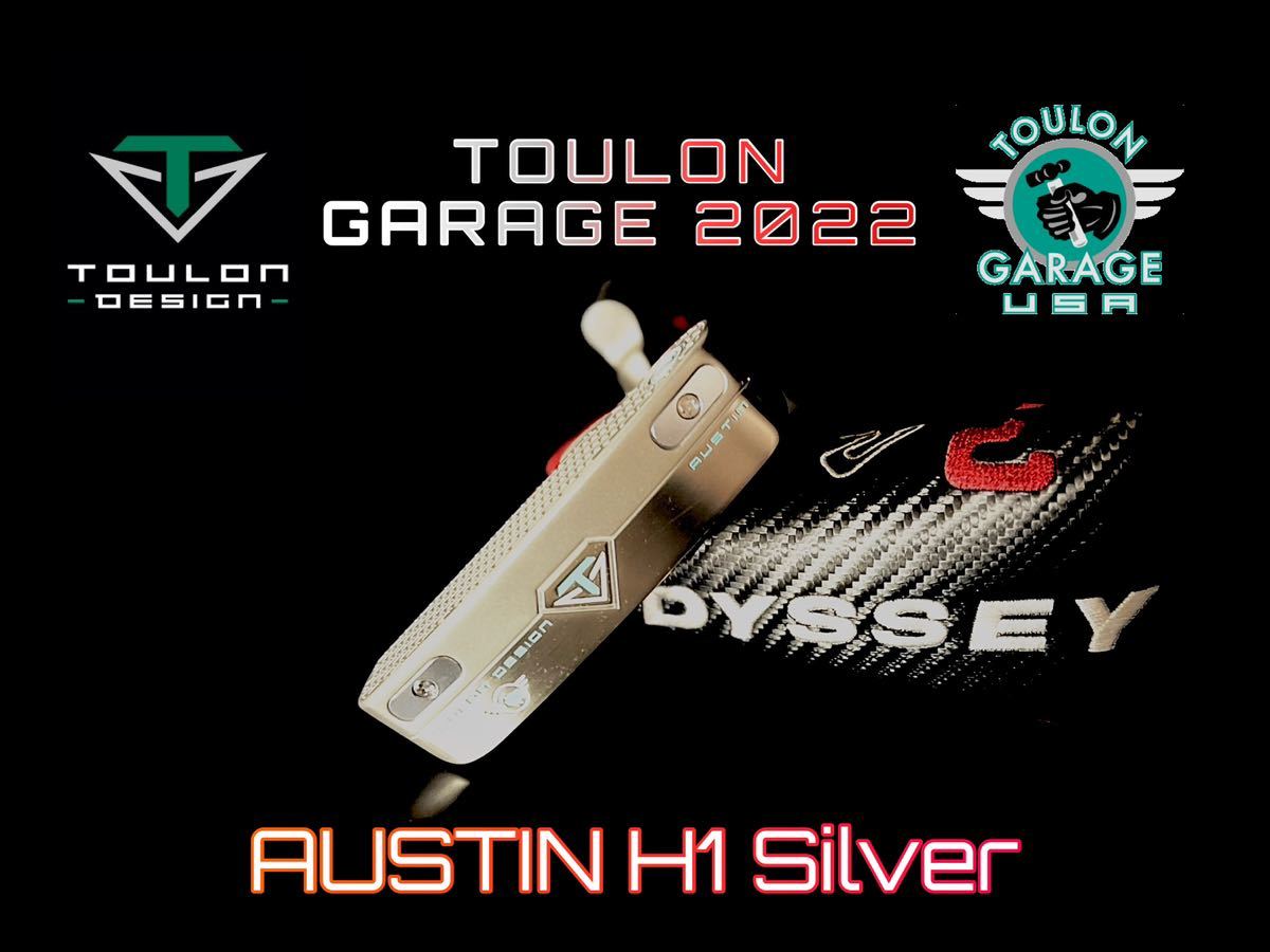 未使用】オデッセイ パター TOULON GARAGE 2022 AUSTIN H1 Silver 34